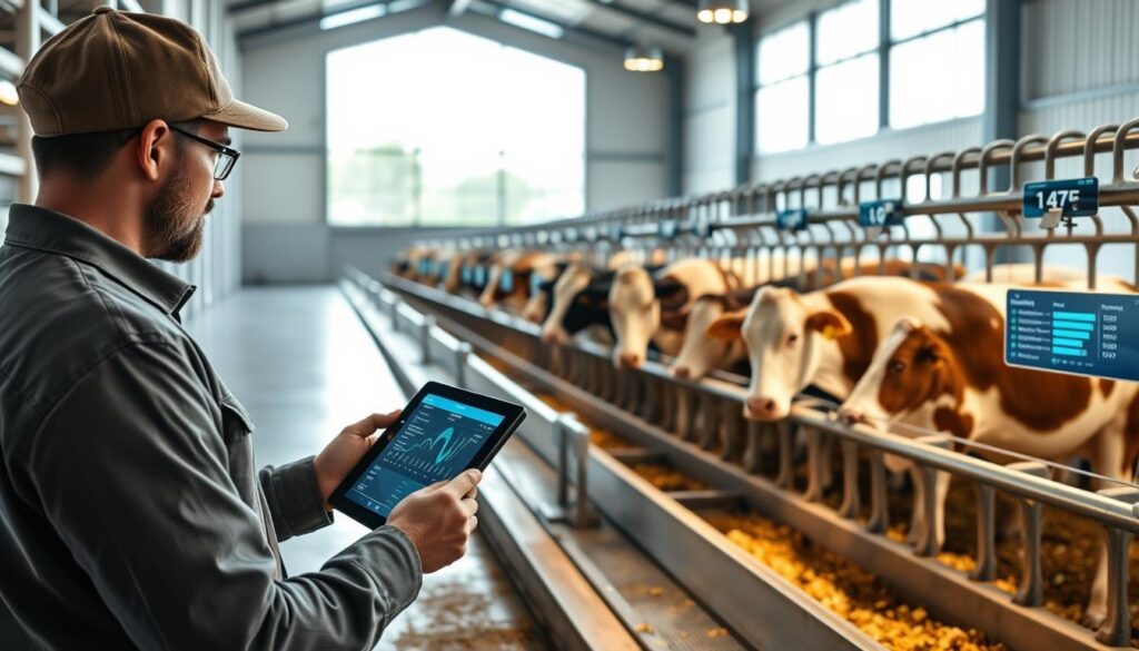 Smart barns feeding technology