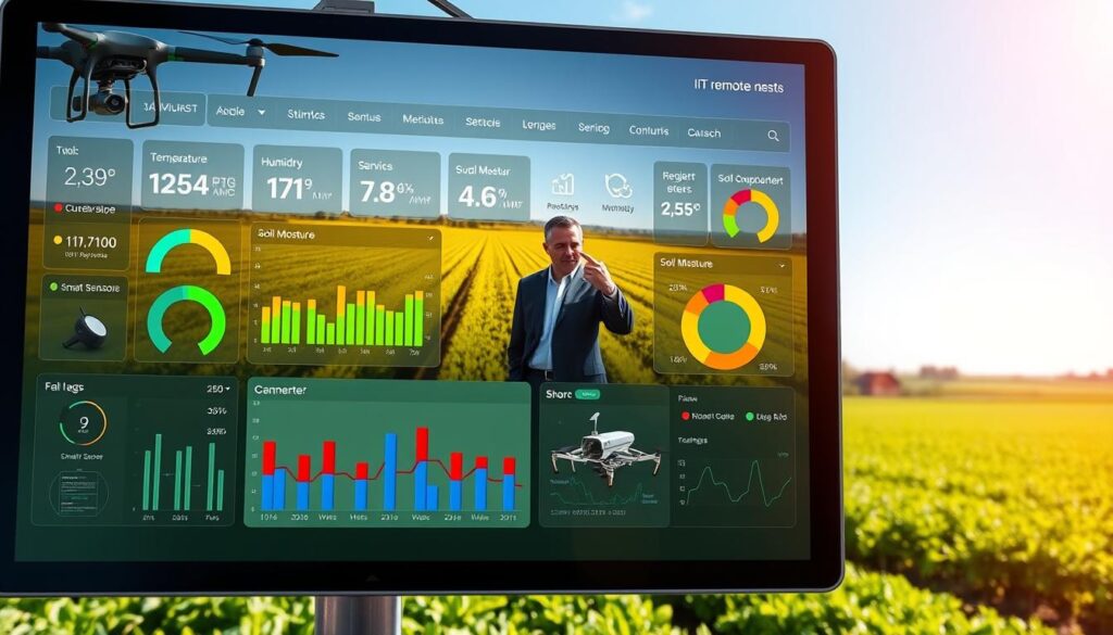 agricultural IoT remote monitoring dashboard