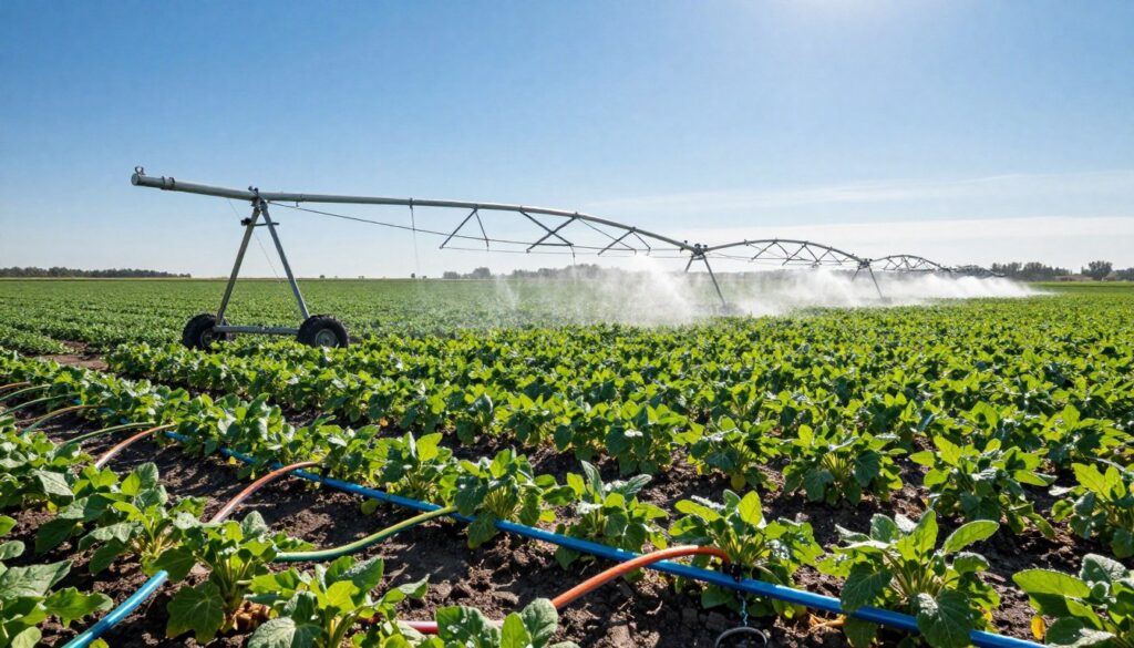 irrigation efficiency comparison drip versus overhead systems