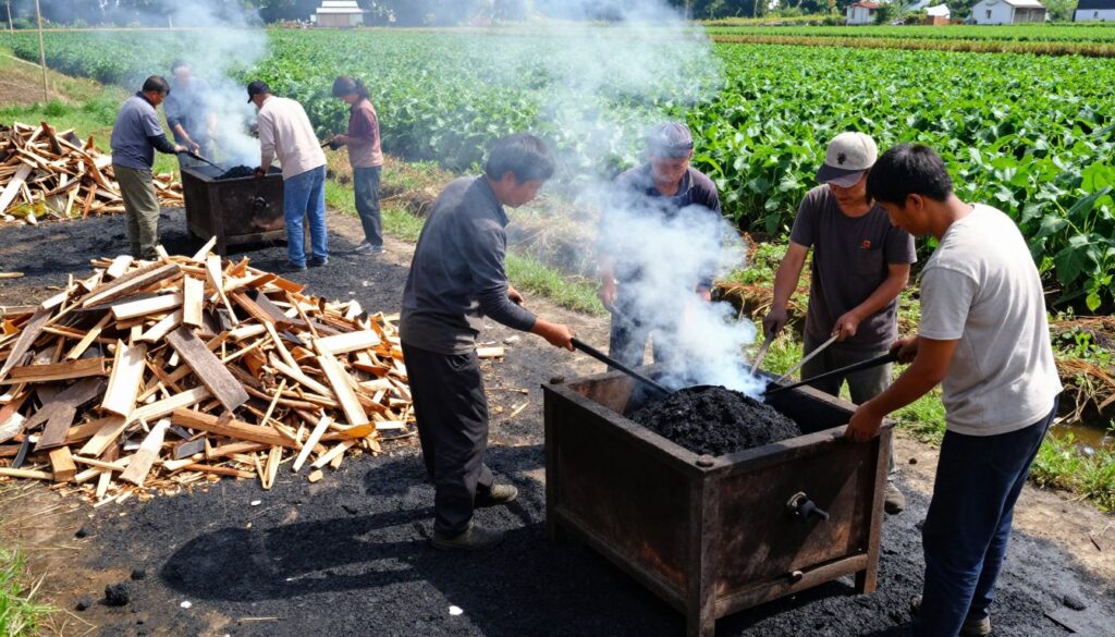 biochar agriculture production process