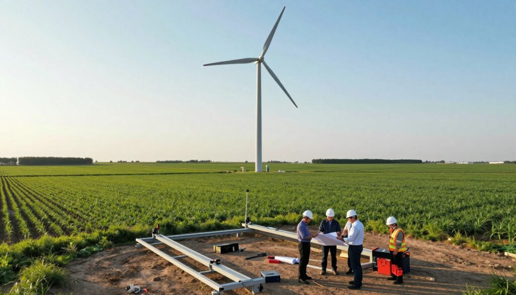 wind turbine agriculture installation planning