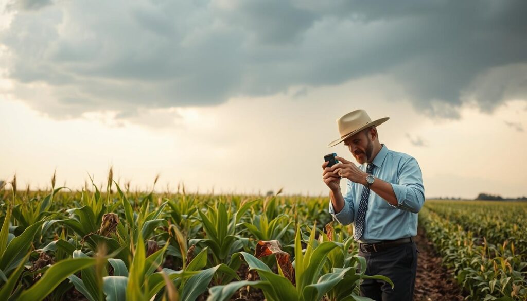crop stress monitoring