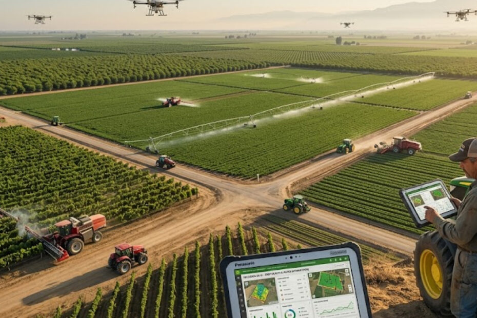 AI Crop Monitoring Systems Expand Across California’s Central Valley Farms