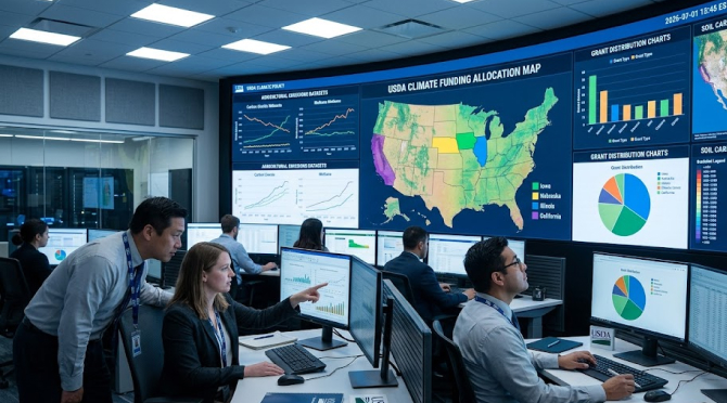 Federal Climate-Smart Funding Structure and Allocation Zones