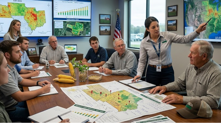 USDA Crop Forecasts Track Changing Midwest Production Conditions