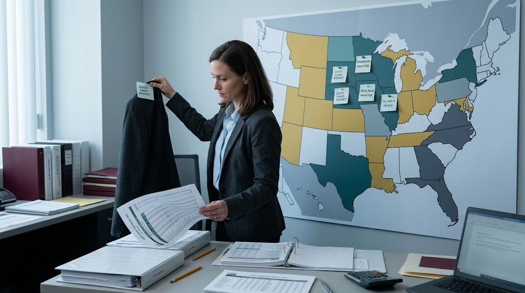USDA Data Show A Clear Regional Divide