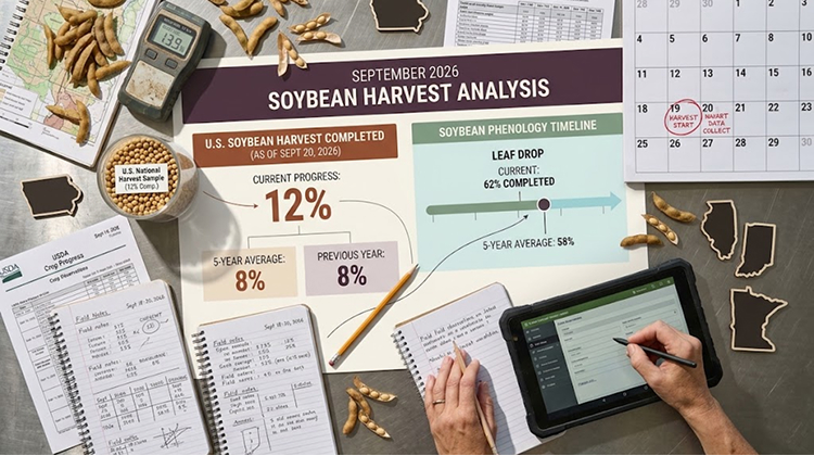 Soybean Harvest Is Four Points Ahead Of Average