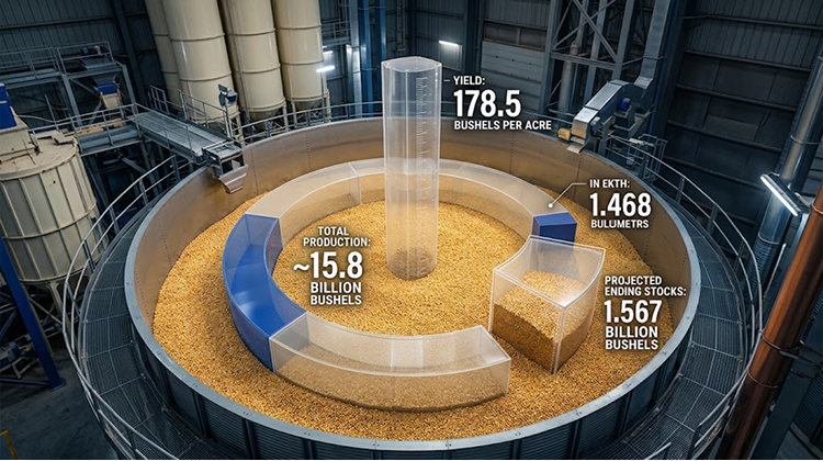 The Lower Yield Estimate Tightens The Corn Balance Sheet