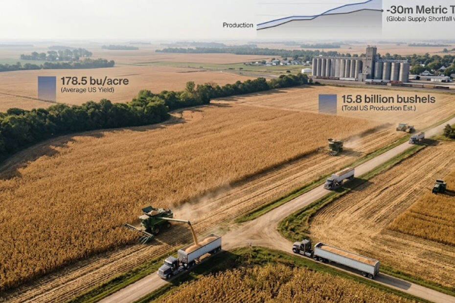 U.S. Corn Harvest Accelerates As Global Grain Supplies Tighten