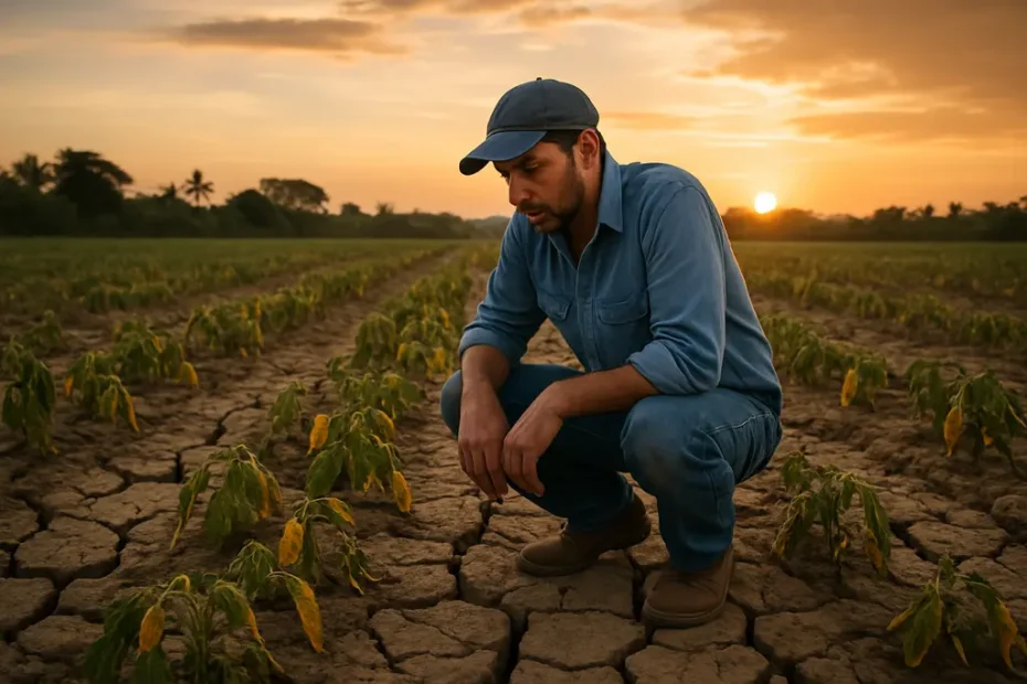 Drought Disaster Declarations affect dry pasture and crop fields in Puerto Rico