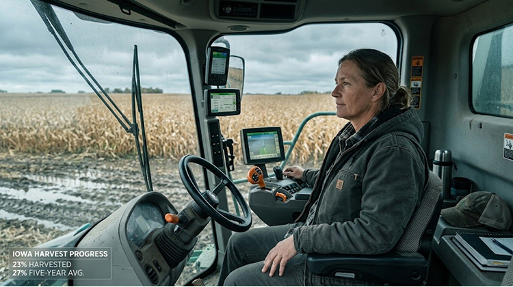 Corn Harvest Has Fallen Four Points Behind The Average