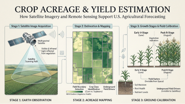 How Satellite Imagery Could Improve Acreage and Yield Estimates