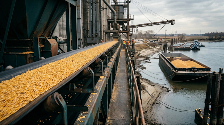 River Restrictions Could Affect Export Logistics Before Shipments Stop